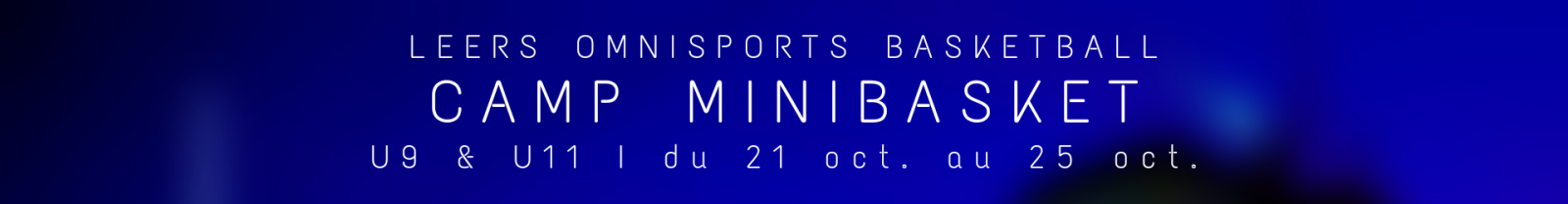 CAMP MINIBASKET l OCTOBRE 2024