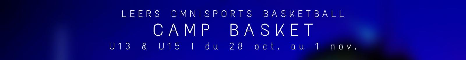 CAMP BASKET U13 & U15 l OCTOBRE 2024