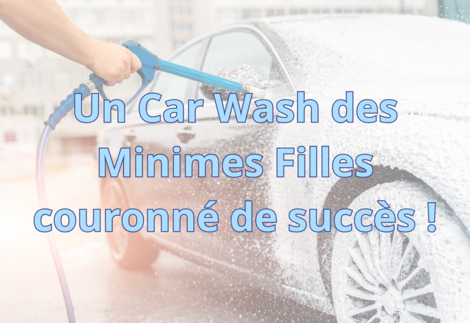 🫧 Un Car Wash des U15F couronné de succès ! 🫧